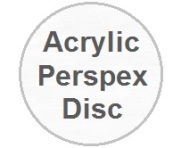 Clear Perspex Acrylic Disc